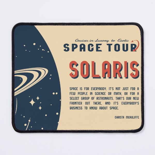 Item preview, Space Tour Vintage Space Exploration Solaris designed and sold by Vector Scout Lab.