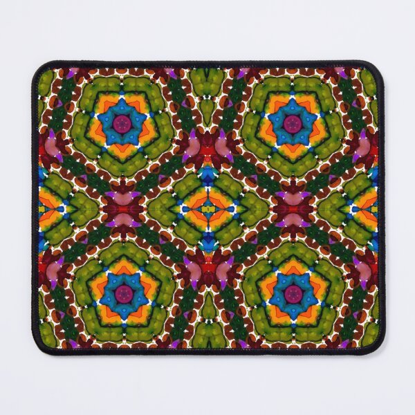Item preview, Bright Jewels Watercolor Ink Kaleidoscope Mandala 6 designed and sold by MelindaLedsome.