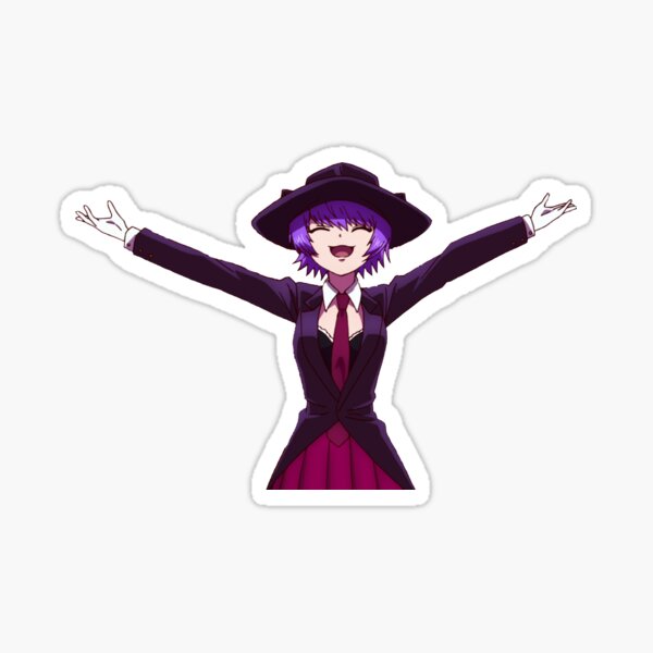 Yuuri amakage - battle game in 5 seconds anime Sticker for Sale