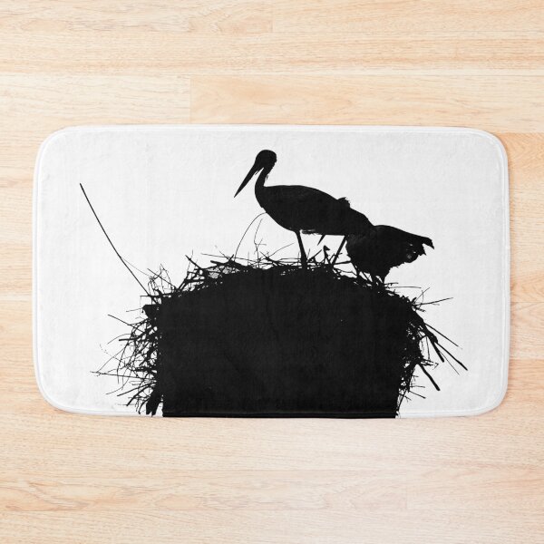 Item preview, Storks In Their Nest Silhouette  designed and sold by DesignMore21.