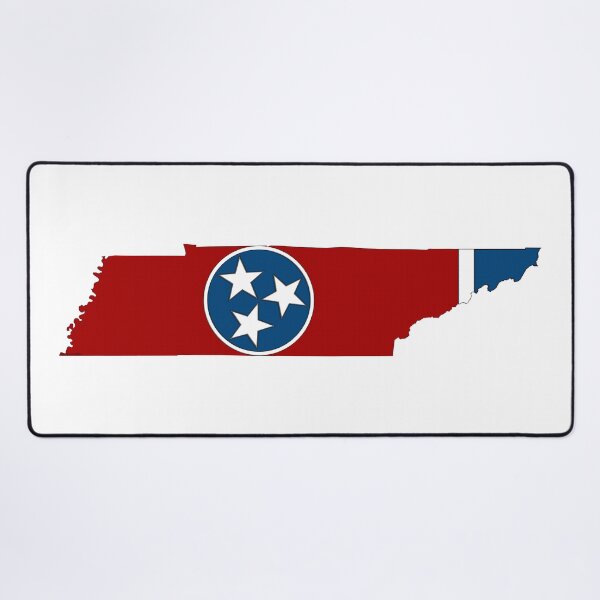 Item preview, Tennessee Map With Tennessee State Flag designed and sold by Havocgirl.