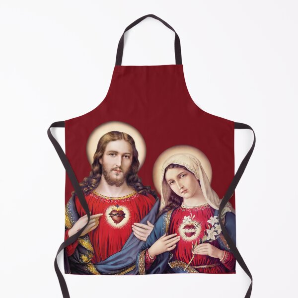 Item preview, Sacred and Immaculate Hearts (Jesus and Mary) version IV, Transparent background designed and sold by Brasilia.
