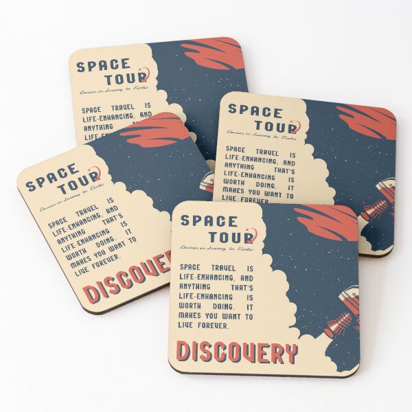Item preview, Space Tour Vintage Space Exploration Discovery designed and sold by Vector Scout Lab.