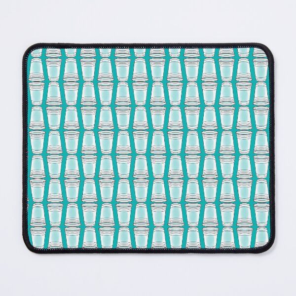 Item preview, Flip Cup Plastic Cup pattern in Dark Teal designed and sold by MelindaLedsome.