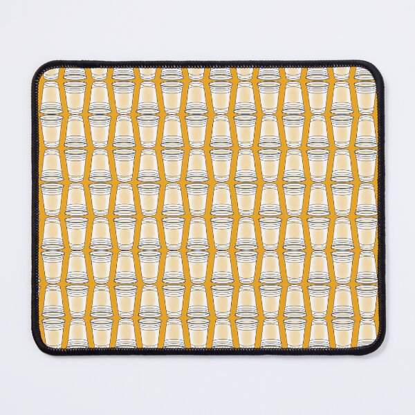 Item preview, Flip Cup Plastic Cup pattern in Gold designed and sold by MelindaLedsome.