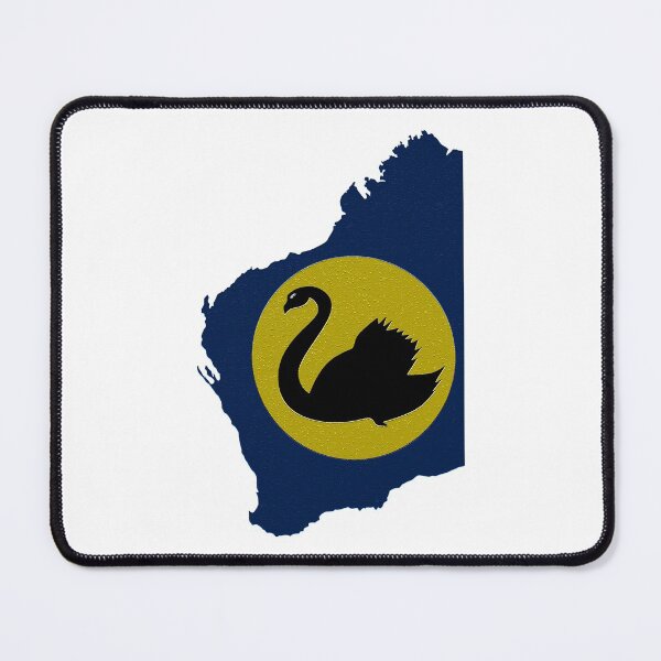 Item preview, Western Australia Map With Flag designed and sold by Havocgirl.