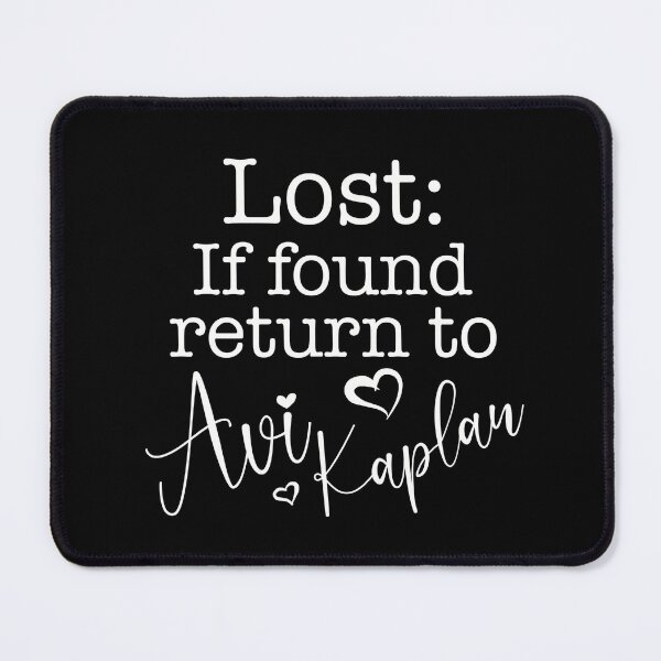 Item preview, Lost If Found Return to Avi Kaplan designed and sold by BtheLight.