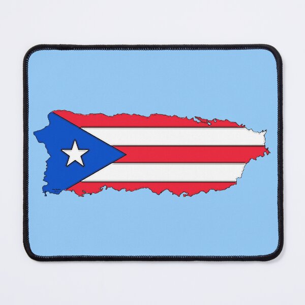 Item preview, Puerto Rico Map with Puerto Rican Flag designed and sold by Havocgirl.