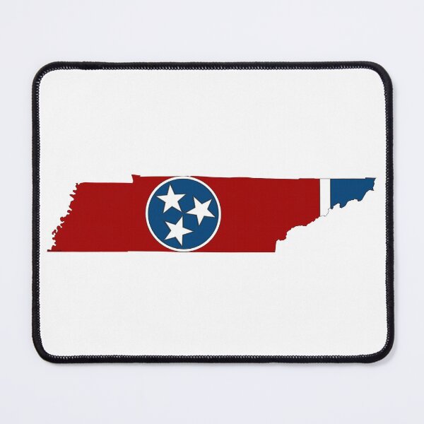 Item preview, Tennessee Map With Tennessee State Flag designed and sold by Havocgirl.