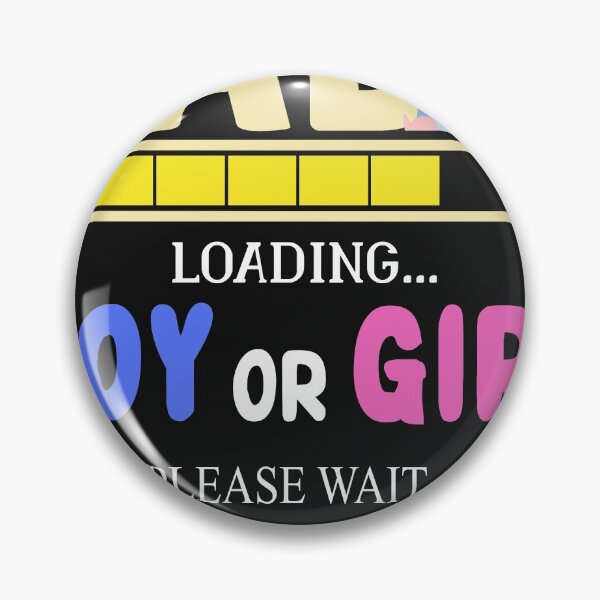 Item preview, Cute Baby Boy Girl Loading Cute Gender Reveal designed and sold by fantasyy.