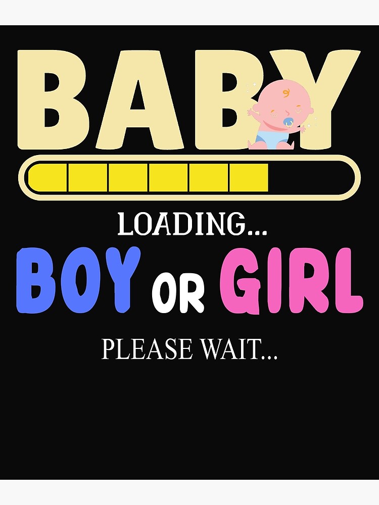 Gone Fishing Gender Reveal Poster Party Game Guess Infant Gender
