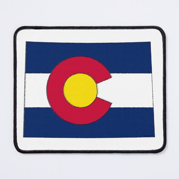 Item preview, Colorado Map With Colorado State Flag designed and sold by Havocgirl.