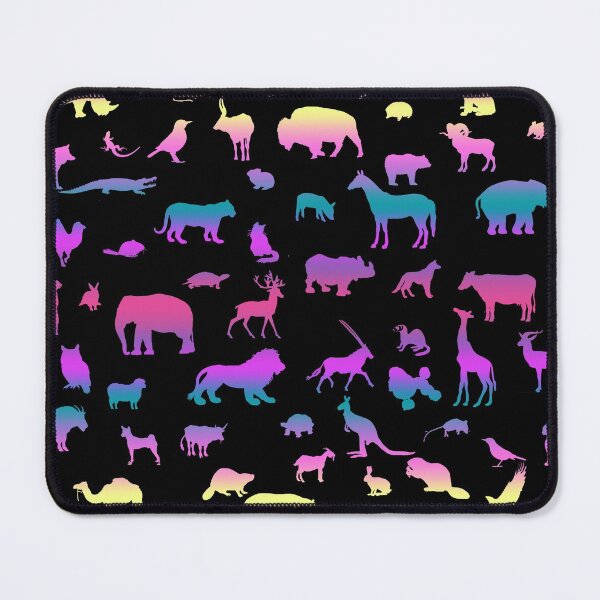 Item preview, Rainbow Safari Animal Zoo Print designed and sold by MelindaLedsome.