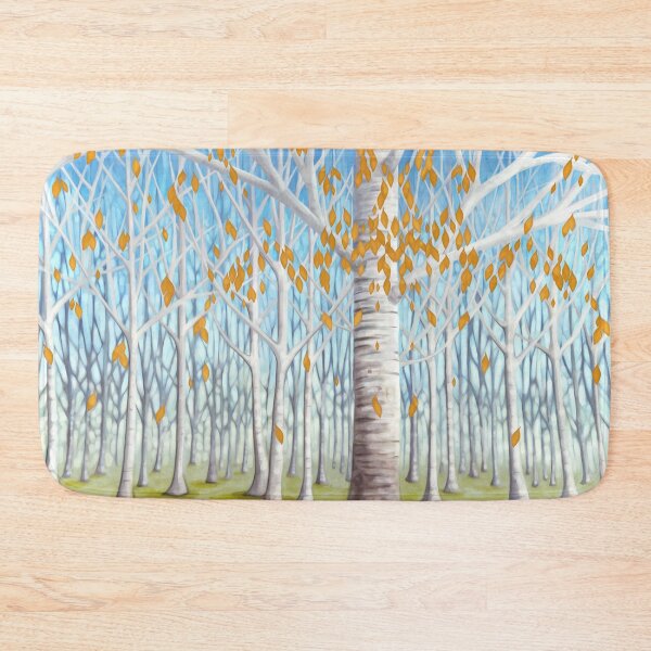 Item preview, Birch tree, forest with yellow leaves designed and sold by Svitac.