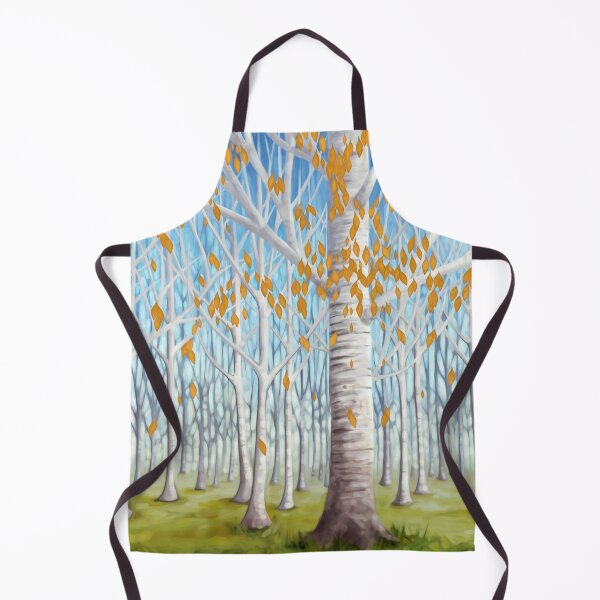 Item preview, Birch tree, forest with yellow leaves designed and sold by Svitac.