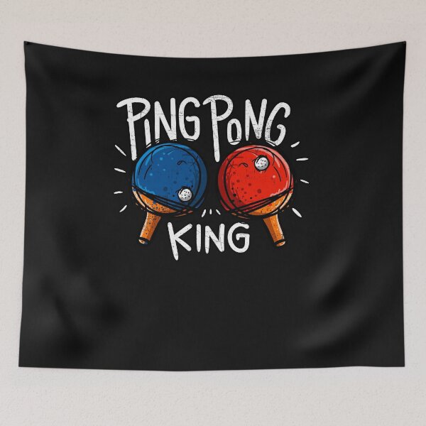Item preview, Ping Pong King Table Tennis Funny Gift designed and sold by Músico Ilustre.