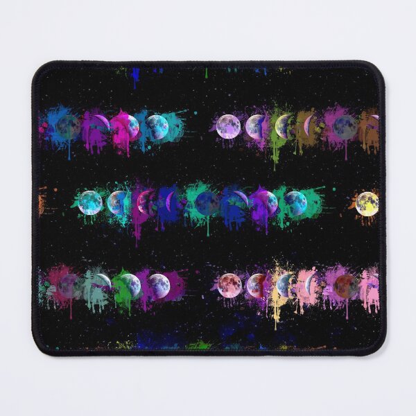 Item preview, Lunar Moon Phases Watercolor Drips designed and sold by MelindaLedsome.