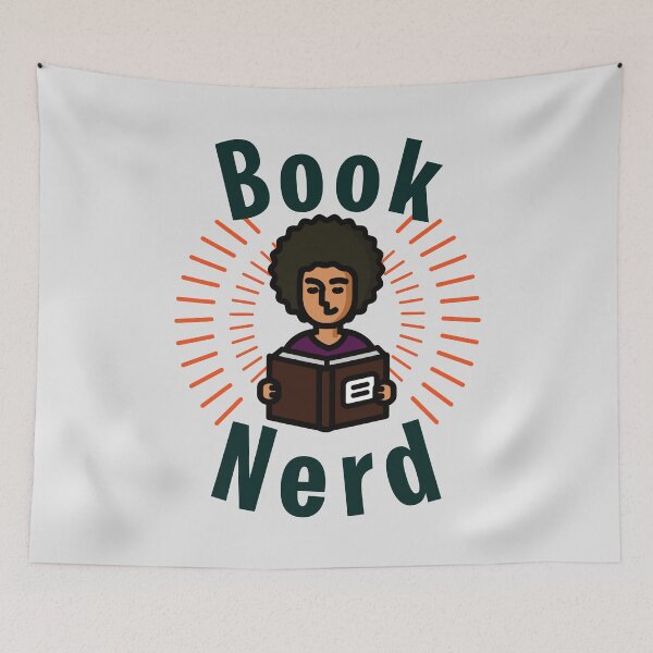 Item preview, Book Nerd - Bookworm designed and sold by StarsForgers.