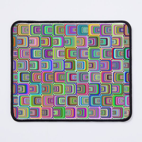 Item preview, Psychedelic Squares in Bright Colors designed and sold by MelindaLedsome.