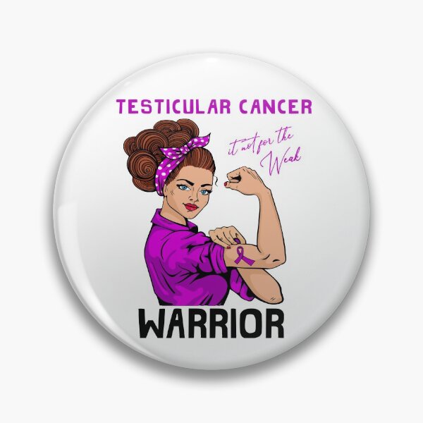 Item preview, TESTICULAR CANCER Warrior It's Not For The Weak designed and sold by largellie.