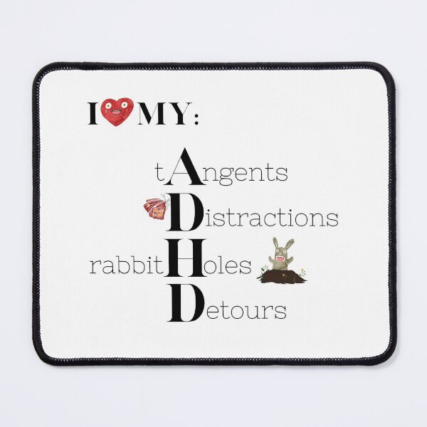 Item preview, ADHD Love designed and sold by BeaserHive.