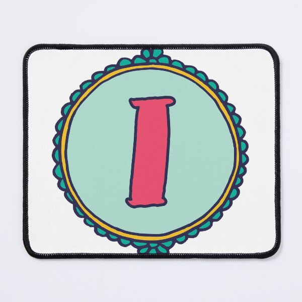 Item preview, IN015-I Letter I Monogram designed and sold by DuckyRubin.