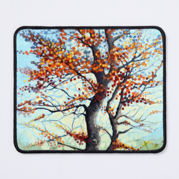 Item preview, Autumn beech tree, clear blue sky designed and sold by Svitac.