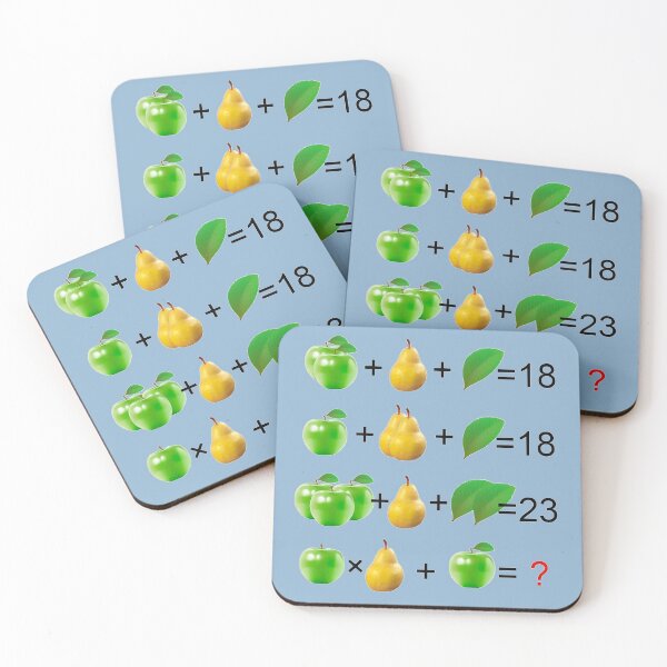 Item preview, Solve The Puzzle With Apples, Pears And Leaves designed and sold by Phantasmal-2-do.