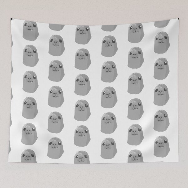 Item preview, Hand drawn rough cute Seal face designed and sold by jazzydevil.