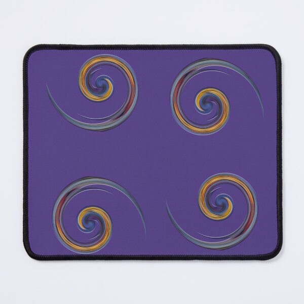 Item preview, Swirls of Gold on Purple  designed and sold by MelindaLedsome.