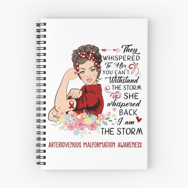 Item preview, I AM THE STORM ARTERIOVENOUS MALFORMATION AWARENESS designed and sold by Brad-FI.