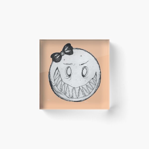 Item preview, SMILE - Laughing Daemon (Orange Peach Sherbet) designed and sold by CoraDaffodil.
