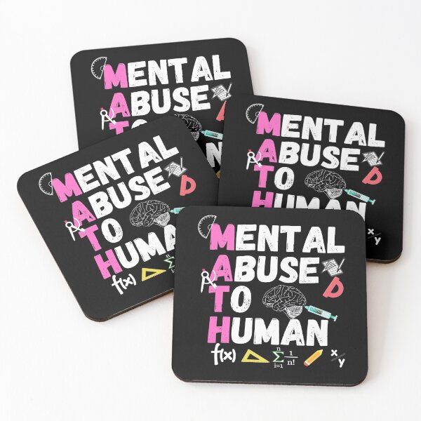 Item preview, Math Mental Abuse To Humans designed and sold by ronaldsonou.