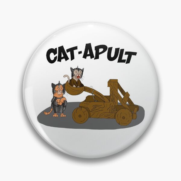 Item preview, catapult, funny cats designed and sold by adrart7.