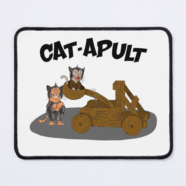 Item preview, catapult, funny cats designed and sold by adrart7.