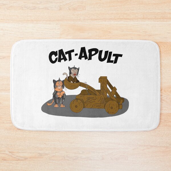 Item preview, catapult, funny cats designed and sold by adrart7.