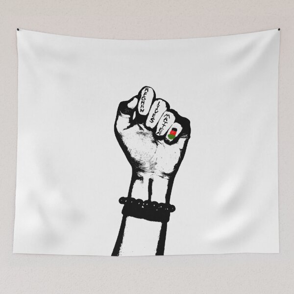 Item preview, Afghan Lives Matter fist designed and sold by Saba-Red-Ideas.