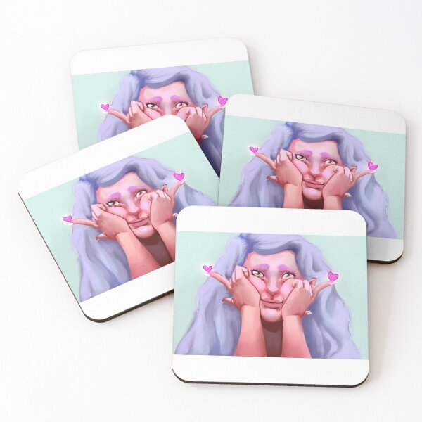 Item preview, Dreamy purple haired girl designed and sold by Arthur Cardoso.