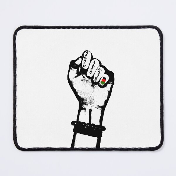Item preview, Afghan Lives Matter fist designed and sold by Saba-Red-Ideas.