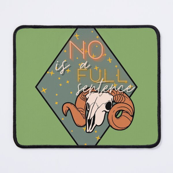 Item preview, No is a Full Sentence designed and sold by WitchInTheWack.