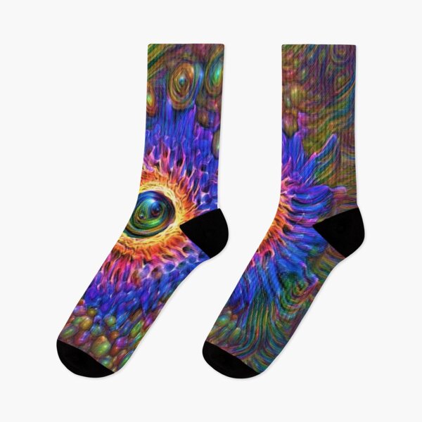 Item preview, trippy rainbow owl designed and sold by BelAnnGrey.