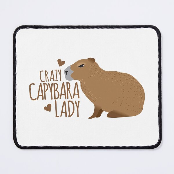 Item preview, Crazy Capybara lady designed and sold by jazzydevil.