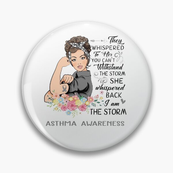 Item preview, I AM THE STORM ASTHMA AWARENESS designed and sold by Brad-FI.