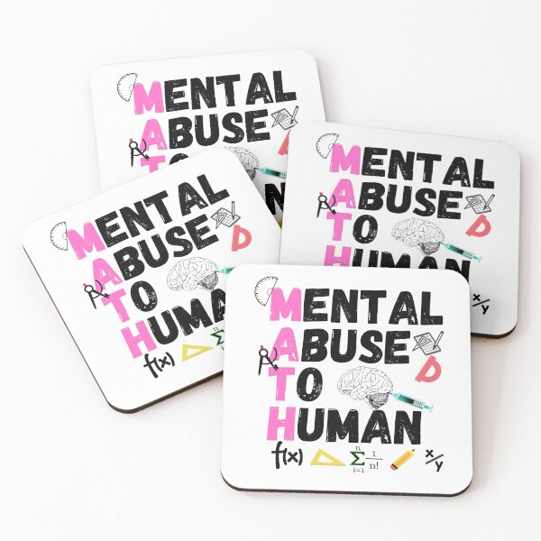Item preview, Math Mental Abuse To Humans designed and sold by ronaldsonou.