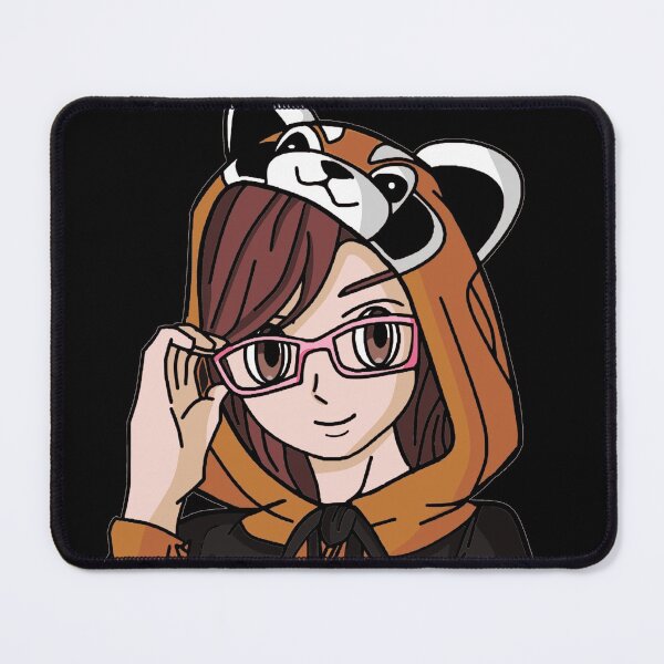 Item preview, Red Panda Hoodie Girl designed and sold by GL Digital Artwork .
