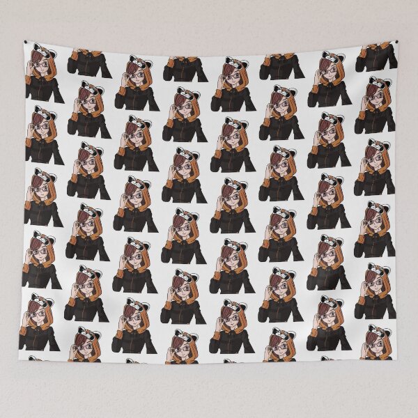 Item preview, Red Panda Hoodie Girl designed and sold by GL Digital Artwork .