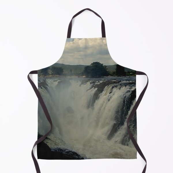 Item preview, Waterfall in India, water cascading downward, splash, mist, rainbow, whitewater, river designed and sold by Nostrathomas66.