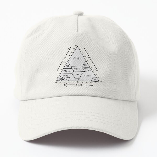 Soil Chart Black and White Dad Hat