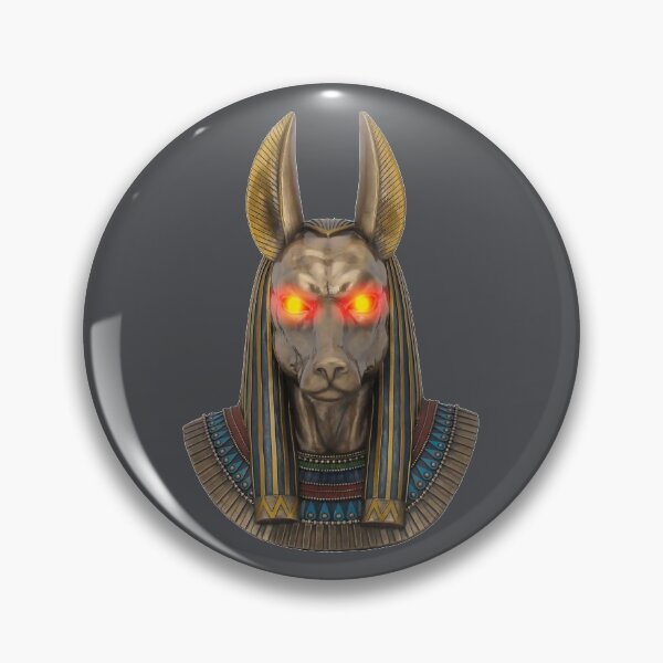 Item preview, The Ancient Egyptian God Anubis Shines With Red Eyes designed and sold by Phantasmal-2-do.
