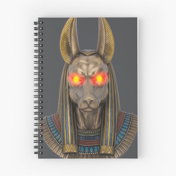 Item preview, El antiguo dios egipcio Anubis brilla con ojos rojos designed and sold by Phantasmal-2-do.